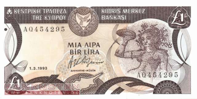 Zypern - 1  Pound (#053c-93_UNC)