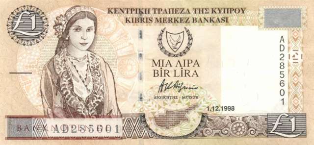 Zypern - 1  Pound (#060b_VF)