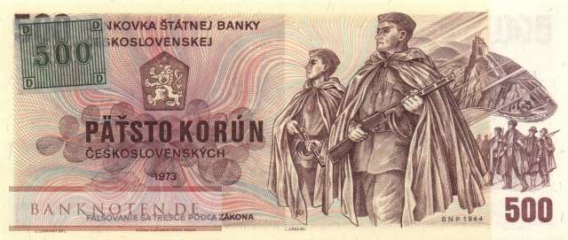 Tschechische Republik - 500  Korun (#002b_UNC)