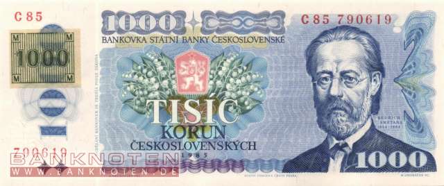 Tschechische Republik - 1.000  Korun (#003a_UNC)