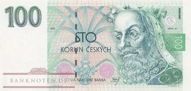 Tschechische Republik - 100  Korun (#005a_UNC)
