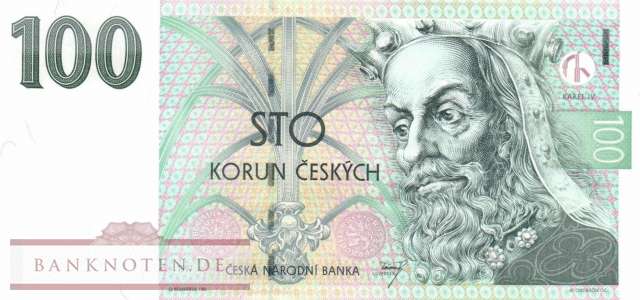 Tschechische Republik - 100  Korun (#018e_UNC)