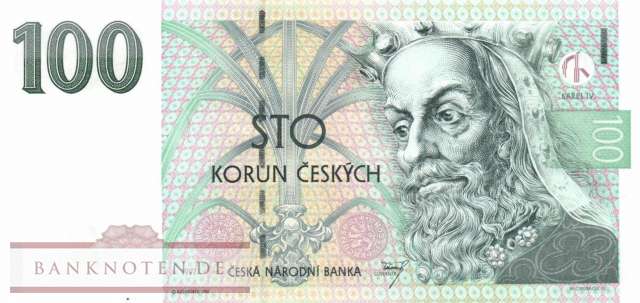 Tschechische Republik - 100  Korun (#018f_UNC)