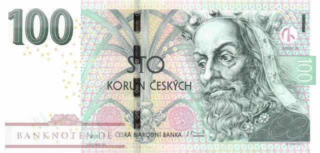 Tschechische Republik - 100  Korun (#018g_UNC)