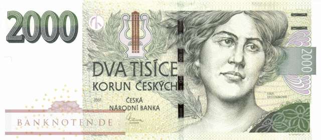 Tschechische Republik - 2.000  Korun (#026a_UNC)