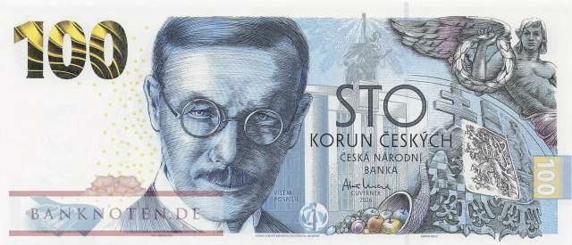 Czech Republic - 100  Korun - commemorative w. folder (#032_UNC)