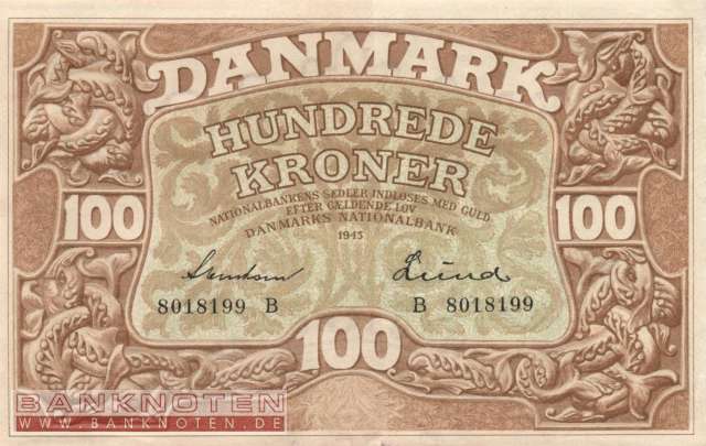 Dänemark - 100  Kroner (#033d-1_XF)