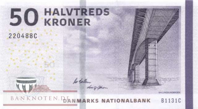 Dänemark - 50  Kroner (#065f-U3_UNC)