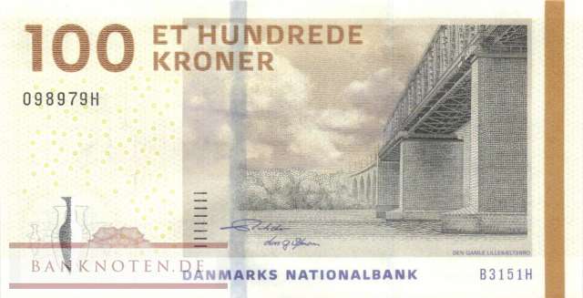 Dänemark - 100  Kroner (#066d-U3_UNC)