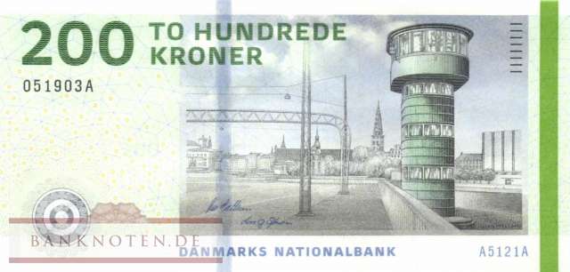 Dänemark - 200  Kroner (#067c-U2_UNC)