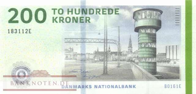 Denmark - 200  Kroner (#067f-U1_UNC)