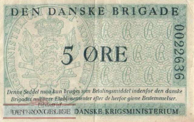 Denmark - 5  Oere (#M007_VF)