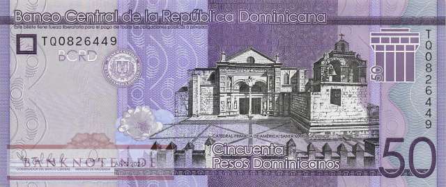 Dominican Republic - 50  Pesos Dominicanos (#189j_UNC)