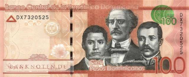 Dominican Republic - 100  Pesos Dominicanos (#190b_UNC)