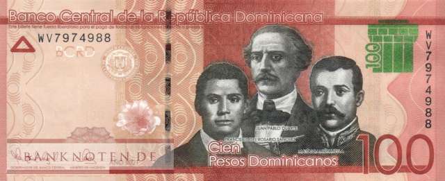 Dominican Republic - 100  Pesos Dominicanos (#190f_UNC)