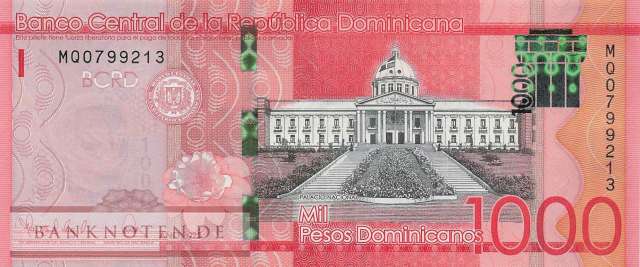 Dominican Republic - 1.000  Pesos Dominicanos (#193h_UNC)