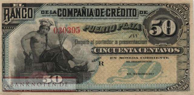 Dominikanische Republik - 1  Peso (#S102r_AU)
