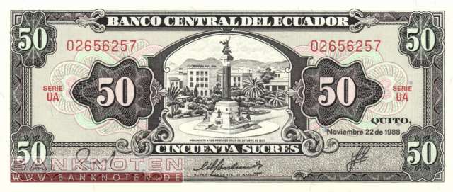 Ecuador - 50  Sucres (#122a-UA_UNC)