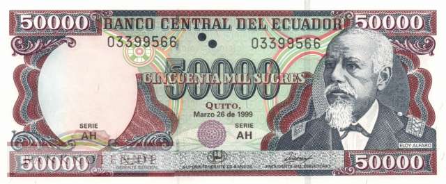 Ecuador - 50.000  Sucres (#130c-AH_UNC)