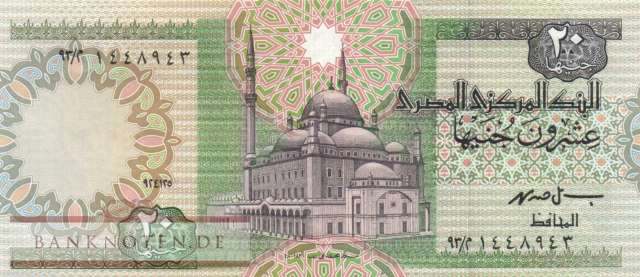 Egypt - 20  Pounds (#052c-95_UNC)