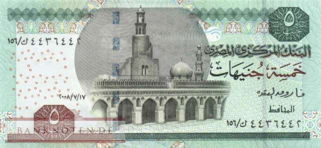 Ägypten - 5  Pounds (#063-08_UNC)
