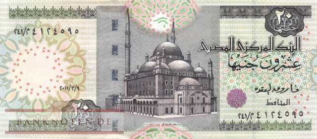 Ägypten - 20  Pounds (#065-11_UNC)