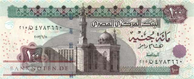 Ägypten - 100  Pounds (#067-13_UNC)