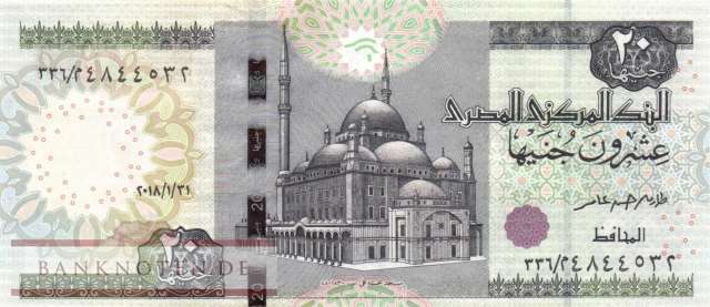 Egypt - 20  Pounds (#074-18_UNC)