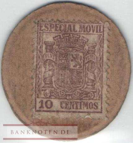Spain - 10  Centimos (#096P_AU)