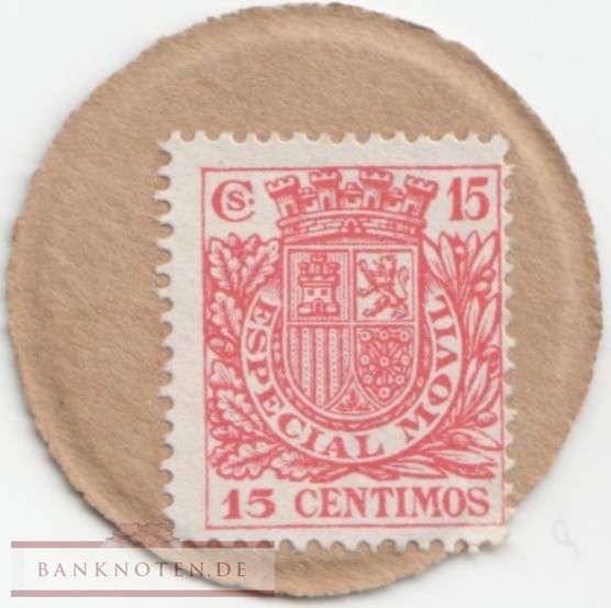 Spanien - 15  Centimos (#096R_UNC)