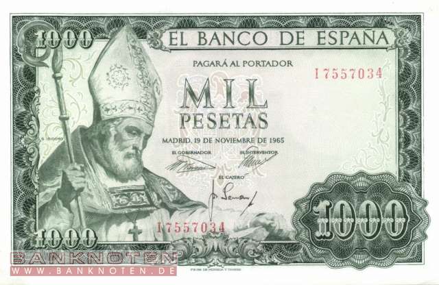 Spain - 1.000  Pesetas (#151_UNC)