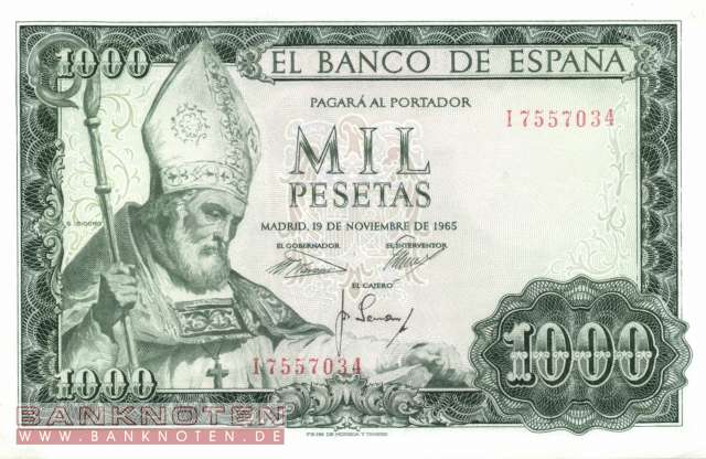 Spanien - 1.000  Pesetas (#151_UNC)