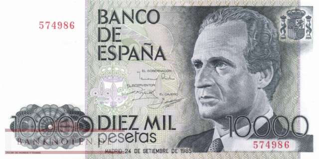 Spain - 10.000  Pesetas (#161_UNC)