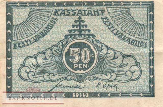 Estland - 50  Penni (#042a_F)
