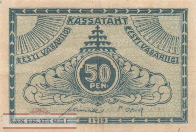 Estonia - 50  Penni (#042a_VF)
