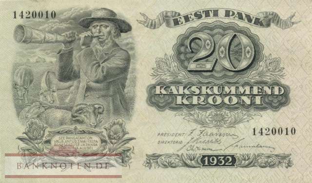 Estland - 20  Krooni (#064a_XF)