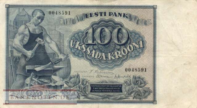 Estland - 100  Krooni (#066a_VF)
