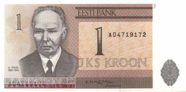 Estland - 1  Kroon (#069a_UNC)