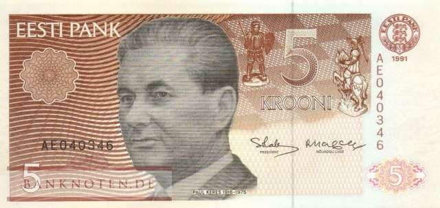 Estland - 5  Krooni (#071a_UNC)
