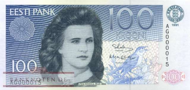 Estonia - 100  Krooni (#074a_UNC)