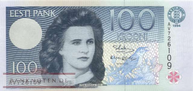Estonia - 100  Krooni (#079a_UNC)