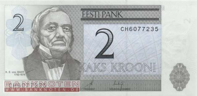 Estland - 2  Krooni (#085b_UNC)
