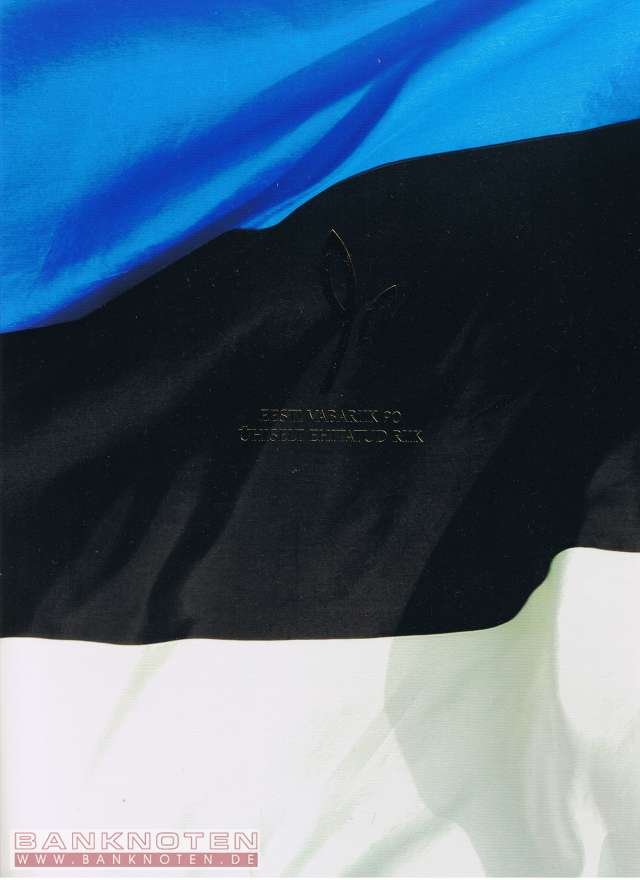 Estland - 10  Krooni - im Folder (#090F_UNC)