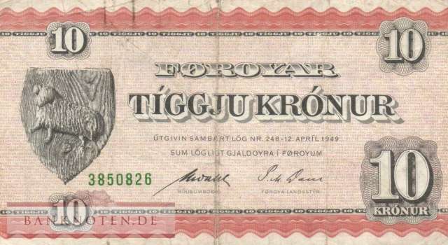 Faroe Islands - 10  Kroner (#015c_F)