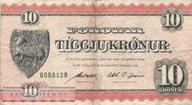 Faroe Islands - 10  Krónur (#015d_F)