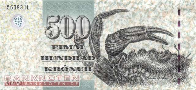 Faroe Islands - 500  Krónur (#027_UNC)