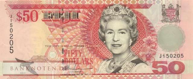 Fidschi Inseln - 50  Dollars (#100b_UNC)