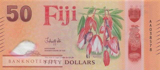 Fiji - 50  Dollars (#128_UNC)