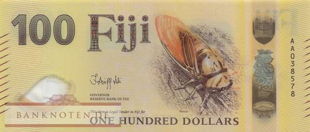 Fiji - 100  Dollars (#129_UNC)