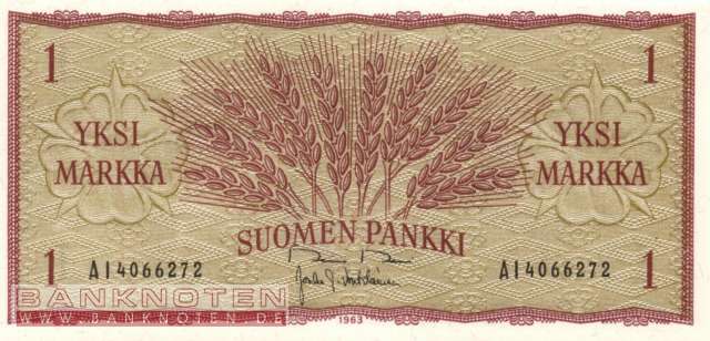 Finnland - 1  Markkaa (#098a-30_UNC)
